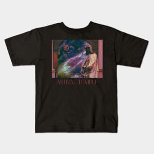 Astral Temple (text version) Kids T-Shirt